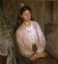 Ritratto, 1938, olio, esposta alla XXI Biennale di Venezia e Mostra d’Arte Italiana, Berna  (1938), Napoli, collezione privata